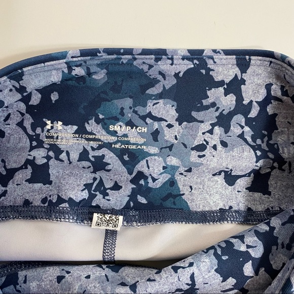 Under Armour headgear Print Ankle Legging Teal S - Picture 7 of 12